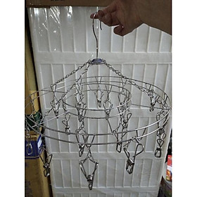 Mua Mắc áo  dù tròn inox 18 kẹp