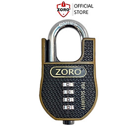 Mua Ổ khóa mật mã chống cắt ZORO cao cấp 6 phân - thép chống gỉ chống nước - khóa cửa mật khẩu 4 số bảo mật cao chống trộm - hàng chính hãng