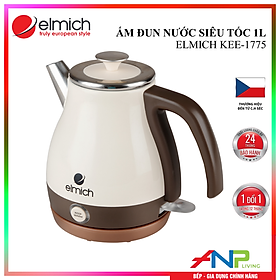 Mua Ấm đun siêu tốc Elmich KEE-1775 (Mầu Kem  Dung Tích 1 Lít  Công Suất 1500W  Có chức năng giữ ấm) - Hàng Chính Hãng