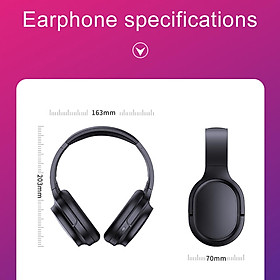 OY713 Over Ear Music Headset Wireless BT5.0 Headphones Call Center Earphone with Microphone Support Earphone Monitor