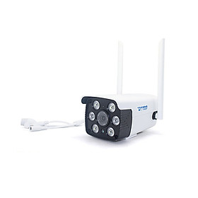 Camera IP Wifi Ngoài trời Yoosee 216S 2 Râu FullHD 1080P 4 LED trợ sáng đàm thoại 2 chiều (Trắng) HÀNG NHẬP KHẨU