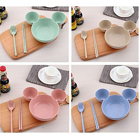 Mua Bát ăn dặm hình Mickey cho bé