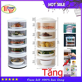 Mua Lồng Bàn Đa Tầng  Khay Hộp Đậy Thức Ăn 5 Tầng FTAKY - Giữ Nhiệt  Chống Bụi Và Côn Trùng Tiện Dụng