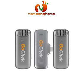 Mua Micro thu âm không dây GoChek B01 Pro - Microphone cổng kết nối type c công nghệ không dây 2.4G tương thích hệ điều hành Androidd - Hàng nhập khẩu