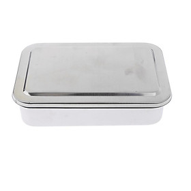 6'' Stainless Steel Surgery Instruments Tray Tools Storage Box