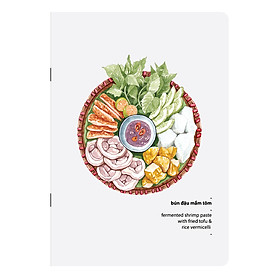 Sổ Tay Mini Bún Đậu Mắm Tôm Monosketch