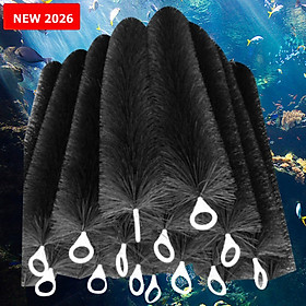 Chổi Lọc Hồ Cá Koi Lõi Inox 304 (40cm-1m2) - Chặn Cặn Hiệu Quả Cho Ngăn Lắng