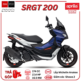 Aprilia SRGT 200 - Xe ga đa địa hình 174cc | Thương hiệu Aprilia của Ý thuộc tập đoàn Piaggio Việt Nam