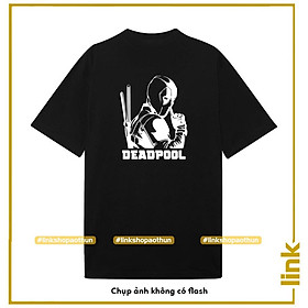 Hình ảnh Áo phản quang Deadpool tay lỡ unisex (Đen, Trắng)