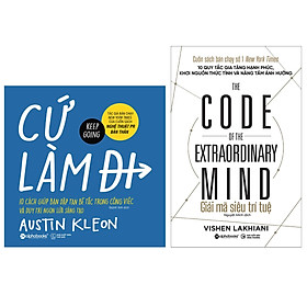 Hình ảnh Combo Sách Phát Triển Tư Duy Sáng Tạo : Cứ Làm Đi! + The Code Of The Extraordinary Mind - Giải Mã Siêu Trí Tuệ