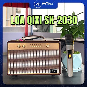 Mua ( XẢ KHO ) Loa Karaoke Qixi Sk 2030 Âm Thanh Siêu Đỉnh  Mua Loa Tặng Kèm 1 Tay Mic Không Dây Cực Hay  Bluetooth 5.0 Công Suất Lớn   Bass Mạnh  Pin Khủng  Thiết Kế Cực Đẹp Dễ Dàng Mang Đi Chơi Du Lịch ( Bh 12 Tháng )