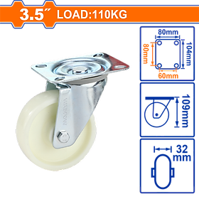 BÁNH XE ĐẨY HÀNG LOẠI XOAY WJL5302 WADFOW - HÀNG CHÍNH HÃNG