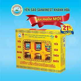 [Hộp 6 lọ] Nước Yến sào Sanvinest Khánh Hòa lọ 70 ml - S101H6