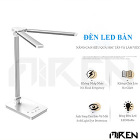 Mua Đèn Bàn Học LED Đọc Sách Học Làm Việc Chống Cận - 5 Cấp Độ Chỉnh Ánh Sáng - 2 Trục Điều Chỉnh Góc Sáng - Gấp Gọn Tiện Lợi MR-PH338