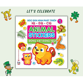 Bóc dán hình Động vật đáng yêu - Animal Stickers Tập 1 (VT)