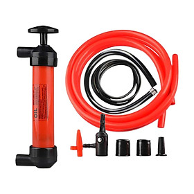 Manual Syphon Pump Kit Air Inflator Oil Extractor 200cc Fit for Gasoline