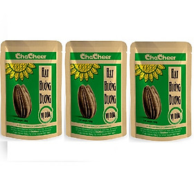 Hạt hướng dương Chacheer vị Dừa-130g/gói ( Lốc 3 gói )
