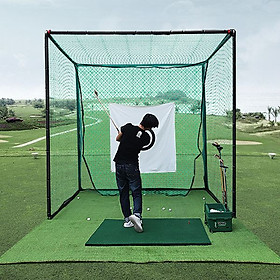 Bộ khung lưới tập swing golf - pgm lxw001: 3m x 3m x 3m