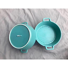 Mua Tô tròn sâu lòng 2 tai  kiêm khay nướng nhà xinh  4 màu siu xinh