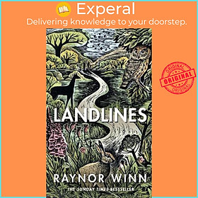 Sách - Landlines : The remarkable story of a thousand-mile journey across Britain by Raynor Winn (UK edition, hardcover)