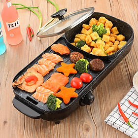 Mua Bếp Lẩu Nướng Điện Không Khói 2 Trong 1