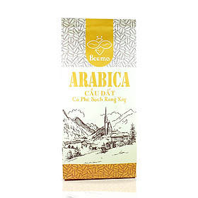 Cà phê nguyên chất Arabica Cầu Đất, cafe mộc rang xay Beemo 500g - Đắng ít, chua thanh, thơm, hậu vị ngọt