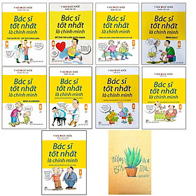 Hình ảnh sách Combo Bác Sĩ Tốt Nhất Là Chính Mình ( Trọn Bộ 9 Cuốn ) ( Tặng kèm Sổ Tay Xương Rồng)