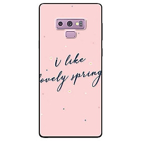 Ốp lưng dành cho Samsung Note 8 - Note 9 - Note 10 - Note 10 Plus mẫu Lovely Spring