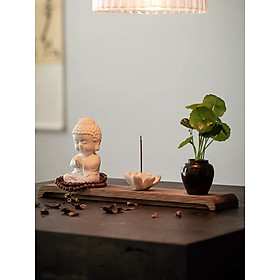 Mua Bộ tiểu cảnh trang trí tượng Phật tổ  tiểu cảnh trang trí  quà tặng ý nghĩa