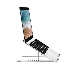 Hình ảnh Kệ Wiwu Laptop Stand Dành Cho Laptop S400 Điều Chỉnh Độ Cao Với 10 Nấc Làm Giá Đỡ Laptop, Máy Tính Bảng, Đọc Sách - Hàng Chính Hãng 