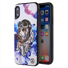 Ốp Lưng Dành Cho iPhone X hiệu VIVA Perro Fly - Xanh phối trắng - Hàng nhập khẩu