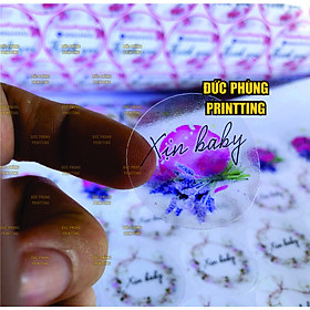 Combo 550 Tem Dán Thank You (tròn 3 cm)