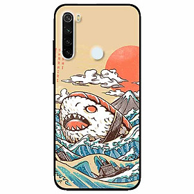 Ốp lưng dành cho Xiaomi Redmi Note 8 mẫu Cá Shushi Cuộn