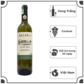 Rượu Vang Trắng Dalatbeco 12% - 750ml