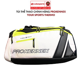 Túi đựng vợt cầu lông tennis Prokennex Tour Sports Thermo cao cấp chính hãng, túi đựng phụ kiện thể thao siêu rộng rãi