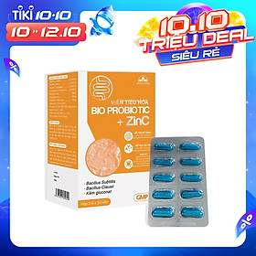 Viên uống tiêu hóa Bio Probiotic + ZinC Hộp 30 viên