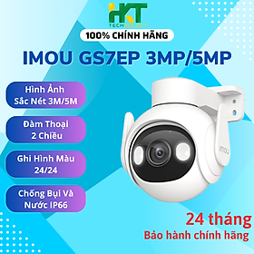 Camera IP Wifi IMOU Cruiser GS7EP 3MP và 5MP có màu ban đêm, đàm thoại 2 chiều - Hàng chính hãng - 3K - 5MP Sắc nét - Kèm thẻ 32GB