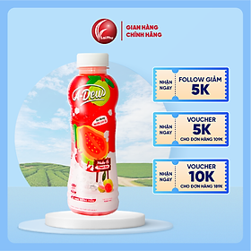 Nước Ổi Thạch Dừa A Dew Chai 450ml - Lốc 6 Chai