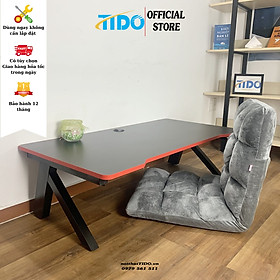 Mua Bộ bàn bệt Gaming chân K + Ghế bệt TIDO - Mặt bàn dài 1m2