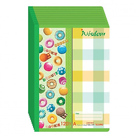 Lốc 10 Tập (vở) Kẻ Ngang Wisdom 120 trang KLONG 879