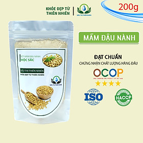 Bột Mầm Đậu Nành Mộc Sắc 200g Làm đẹp da, giảm căng thẳng mất ngủ