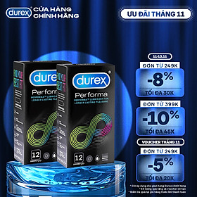 Combo 2 Bao cao su Durex Performa 12 bao