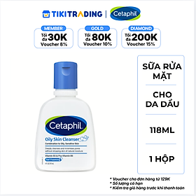 Sữa Rửa Mặt Cetaphil Cho Da Dầu 118ML