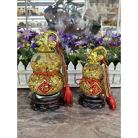 Bầu hồ lô vàng lá phong thủy chiêu tài, lộc