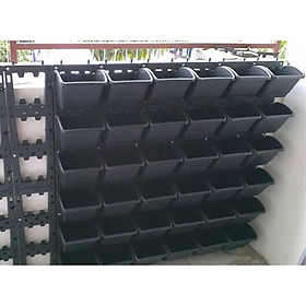 Bộ khung chậu vườn tường (1m2 - 12 bộ)