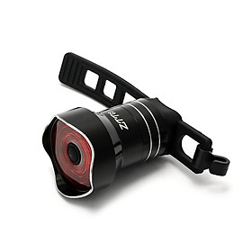 Đèn đuôi xe đạp/ đèn hậu thông minh cảm ứng dành cho xe đạp leo núi, sạc bằng USB-Màu đen