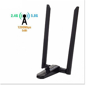 Mua Bộ Thu Wifi Không Dây Cho Máy Tính Kèm 2 Anten 1200Mbps USB 3.0 2.4G 5.8G - Gia Dụng SG