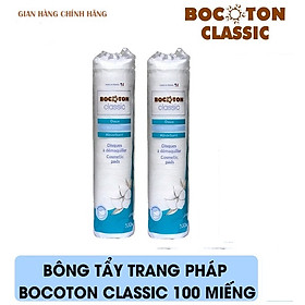 Bông tẩy trang BOCOTON Pháp 100% tự nhiên 80 - 100 miếng