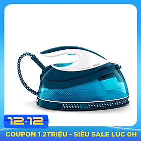Bàn ủi tạo hơi nước Philips GC7805 (Trắng Xanh) - Hàng chính hãng