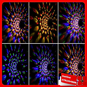 Mua Đèn Led 7 Màu Vũ Trường Cảm Ứng Nhạc  Xoay 7 Màu Sân Khấu Chớp Theo Nhạc  Nháy Theo Nhạc  Chớp 7 Màu - Loại Tốt